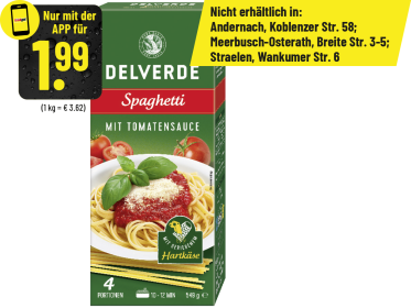 Delverde Spaghetti mit Tomatensauce