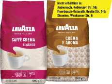 Lavazza Caffè Crema Kaffee- o. Espressobohnen